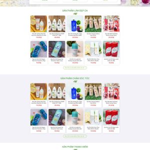 Theme wordpress shop mỹ phẩm 6