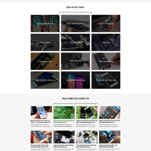 Theme WordPress dịch vụ sửa điện thoại