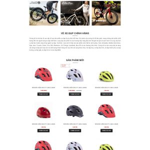 Theme wordpress bán xe đạp 2