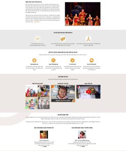Theme wordpress trung tâm Văn học Nghệ thuật
