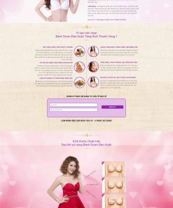 Theme wordpress thực phẩm chức năng nâng ngực