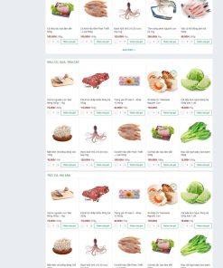 Theme wordpress bách hóa xanh