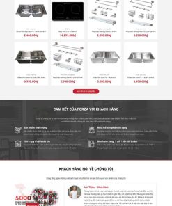 Theme wordpress bếp từ 2