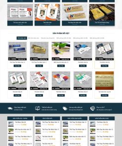 Theme wordpress quảng cáo làm biển chức danh