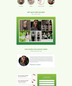 Theme wordpress lading pape bột giảm cân