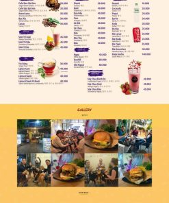 Theme wordpress bán Burger