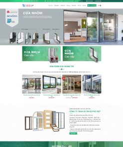 Theme wordpress cửa nhôm kính cửa lùa