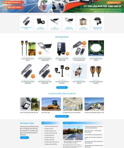 Theme wordpress đèn năng lượng mặt trời
