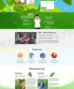 Theme wordpress dược phẩm tóc