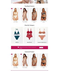 Theme wordpress shop thời trang áo lót sexy