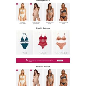 Theme wordpress shop thời trang áo lót sexy