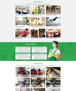 Theme wordpress dịch vụ giặt thảm văn phòng