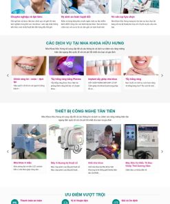 Theme wordpress giới thiệu công ty nha khoa