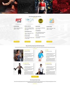 Theme wordpress tiệm gym