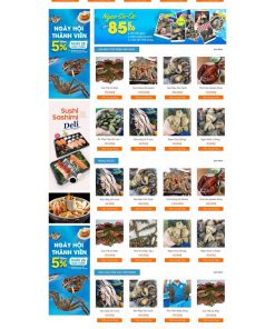Theme wordpress bán hải sản