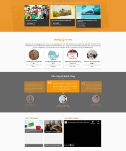 Theme wordpress lớp dạy học tiếng đức
