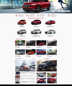 Theme wordpress bán xe oto honda 2
