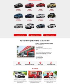 Theme wordpress bán ô tô kia 1