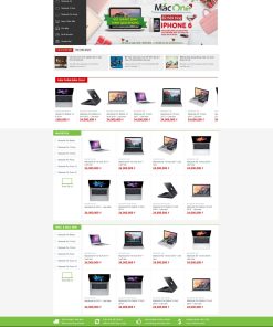 Theme wordpress bán laptop macbook