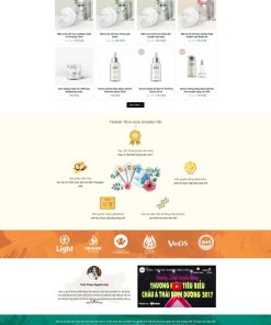 Theme wordpress shop mỹ phẩm đẹp