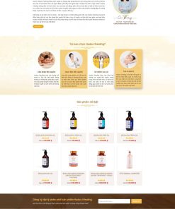 Theme WordPress bán mỹ phẩm 04