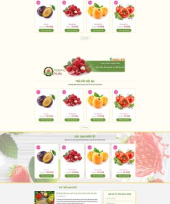 Theme wordpress bán nông sản