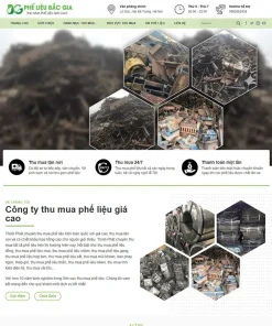 Theme wordpress mua bán phế liệu