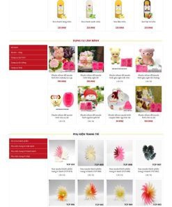 Theme wordpress nguyên liệu pha chế