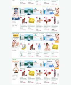 Theme wordpress bán mỹ phẩm đẹp giống Hasaki