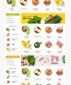 Theme wordpress bán thực phẩm 11