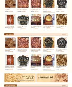 Theme wordpress bán tranh gổ