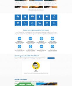 Theme wordpress dịch vụ vận chuyển úc