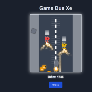 Mã nguồn game đua xe bằng PHP đơn giản (mục đích tham khảo học tập)